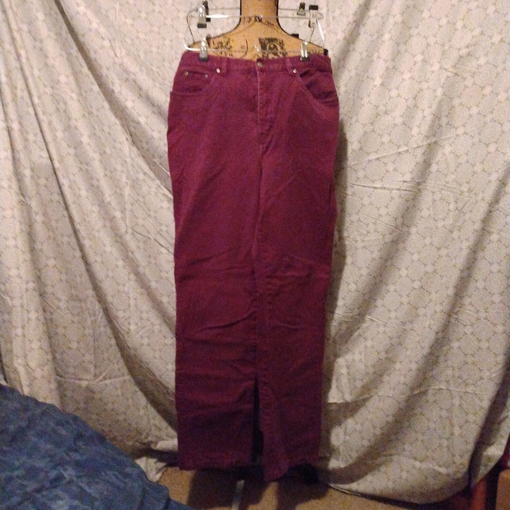 Super Slammer Wine Colored Jeans